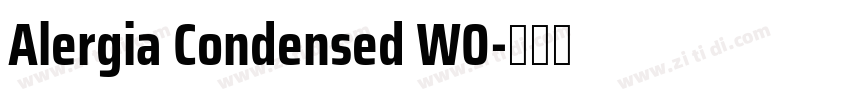 Alergia Condensed W0字体转换
